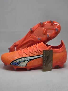 PUMA Ultra Ultimate FG AG Womens Sz 8.5 Soccer Cleats Supercharge Pack 107215-01